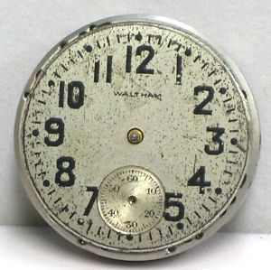 【送料無料】waltham usa rarecollectable 7 jewels size 30s 1907 antique watch movement|hokushin