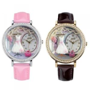 【送料無料】orologio donna didofa sweet collection pelle rosa swarovski effetto 3d didof