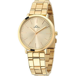 【送料無料】orologio chronostar donna synthesis r3753258501 solo tempo watch oro dorato