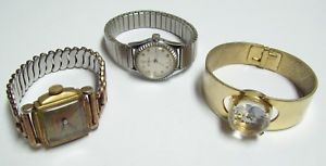 【送料無料】trio of 3 vintage geneva watches art deco amp; more