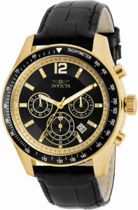 【送料無料】invicta specialty 17771 mens round chronograph date clear stone analog watch|hokushin