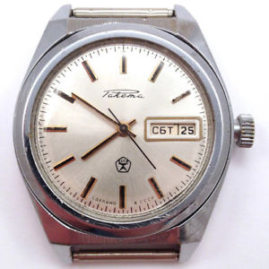 【送料無料】russian soviet raketa windup watch dayamp;date quallity mark 80s *us seller* 726|hokushin