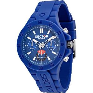 【送料無料】orologio uomo sector steeltouch r3251586002 multifunzione silicone blu fiv