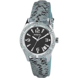 【送料無料】orologio donna breil tribe cest chic ew0274 vera pelle celeste nero swarovski