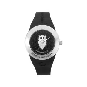 【送料無料】orologio roberto giannotti misteri della notte omn153 civetta swarovski nero