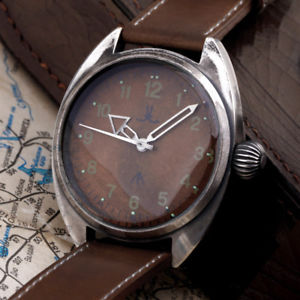 【送料無料】retro uhr fliegeruhr militruhr 48mm buhr aviator vintage stil aviation xxl｜hokushin