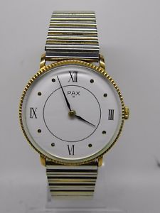 【送料無料】montre pax mouvement mcanique lorsa 238a boite plaqu or vers 1975