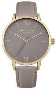 【送料無料】daisy dixon annie damenuhr dd029eg analog leder grau