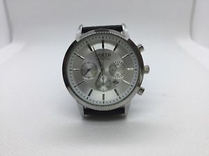 【送料無料】wertiger herren chronograph uhr edelstahl, wasserdicht, neu, ovp
