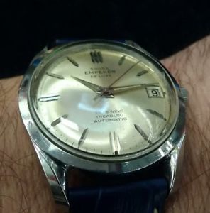 【送料無料】swiss emperor deluxe 25j automatic all stainless steel swiss made vintage vgc