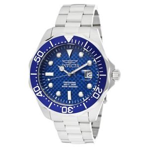 【送料無料】invicta mens pro diver analog quartz 200m stainless steel watch 12563