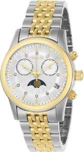 【送料無料】womens invicta 22503 angel chronograph two tone stainless steel watch｜hokushin
