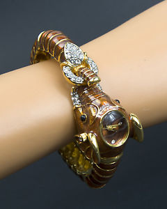 【送料無料】adrienne limited edition couture collection elephant quartz watch bracelet 18,965円