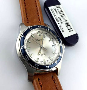 【送料無料】orologio philip watch hippos 8251360525 mate watch date quartz rare reloj｜hokushin 19,426円