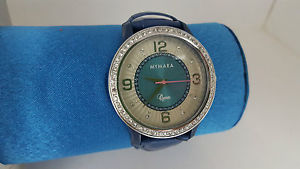 【送料無料】orologio my mara fenice azzurro blu pelle policarbonato watch