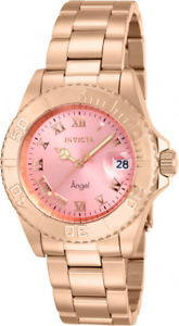 【送料無料】invicta womens angel quartz 200m rose gold tone stainless steel watch 14369|hokushin