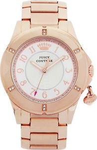 【送料無料】juicy couture 1901201 ladies rich girl rose charm bracelet watch 30 rrp 19,225円