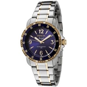 【送料無料】invicta womens 0548 angel collection 18k goldplated and stainless steel watch