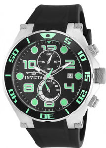 【送料無料】invicta mens pro diver quartz chrono stainless steelpolyurethane watch 15394|hokushin