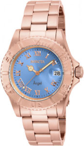 【送料無料】invicta womens angel quartz 200m rose gold tone stainless steel watch 16853|hokushin