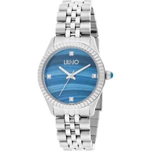 【送料無料】orologio donna liu jo luxury tiny tlj1304 bracciale acciaio blu swarovski｜hokushin
