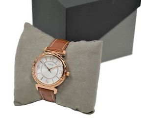 【送料無料】guess ladies south hampton watch pvd rose gold plate leather strap w0833l1|hokushin