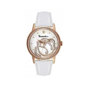 【送料無料】orologio donna braccialini brd 809s2bb pelle bianco ros swarovski｜hokushin
