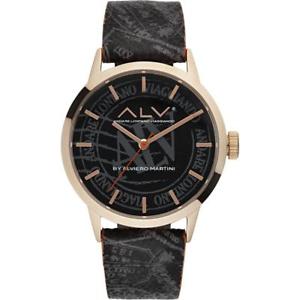 【送料無料】orologio donna alv by alviero martini alv0048 pelle nero ros|hokushin