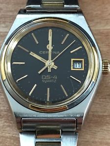 【送料無料】vintage certina ds4 quartz ladies swiss wrist watch 19841986｜hokushin