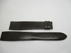 【送料無料】bracelet pour montre a anses fixes t20 en cuir marron fonc camille fournet｜hokushin