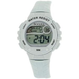 【貨物輸送無料】reflex tikkers childrens digital alarm stop watch white rubber strap rtk0001 男女兼用腕時計-腕時計