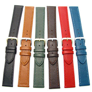 【貨物輸送無料】condor flat lizard grain leather watch strap 177r 16粍 18粍 20粍 男女兼用腕時計-腕時計