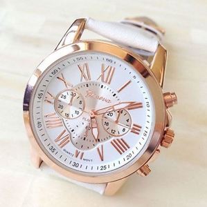 【貨物輸送無料】ladies children kids girls party sport smart rose gold watch white adult free uk 男女兼用腕時計-腕時計