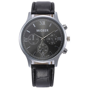 【送料無料】elegante casual bello orologio uomo migeer quarzo classico iv|hokushin