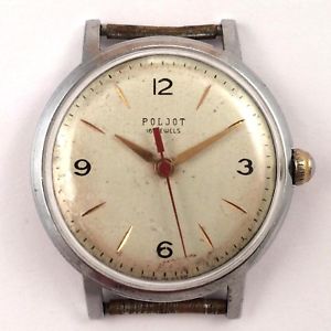 【送料無料】vintage soviet poljot windup watch serviced ussr *us seller* 1259|hokushin