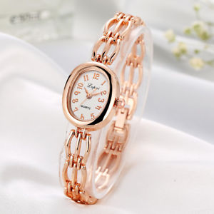 【送料無料】lvpai watches women fashion bracelet watch ellipse luxury rose gold watch wo|hokushin