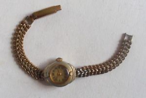 【送料無料】montre plorgal france ancre 15 rubis plaqu or restaurer vintage watch|hokushin