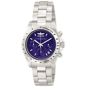 【送料無料】invicta 9329 mens speedway 200 meter wr steel chrono watch|hokushin