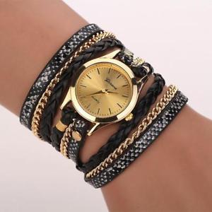 【貨物輸送無料】leopard watch leather bracelet  multiple colors available 腕時計-男女兼用腕時計