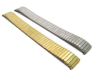 【貨物輸送無料】replacement expanding watch bracelet stainless steel 2 colours 16粍  20粍 c086 腕時計-男女兼用腕時計