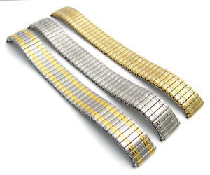 【貨物輸送無料】replacement expanding watch bracelet stainless steel 3 colours 16粍  20粍 c084 男女兼用腕時計-腕時計