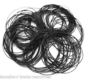 【送料無料】100x watch rubber flat o ring gaskets seals washers assorted sizes 32mm 50mm|hokushin