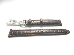 【送料無料】morellato brown croc grain leather watch strap 14mm|hokushin