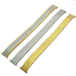 【送料無料】replacement expanding watch bracelet stainless steel ladies size 10mm15mm c069｜hokushin