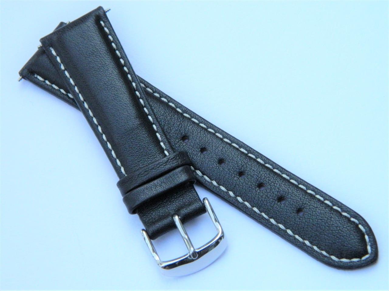 classic styling smooth semimatt genuine calf leather padded watch strap classic styling smooth semimatt genuine calf leather padded watch strap