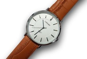 【貨物輸送無料】orologio 地方検事 polso uomo 8860l analogico quarzo classico pelle marron qua bian lac 腕時計-男女兼用腕時計