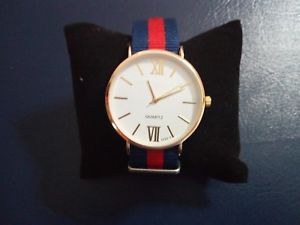 【貨物輸送無料】orologio 地方検事 polso uomo cinturino sta strisce trendy 男女兼用腕時計-腕時計