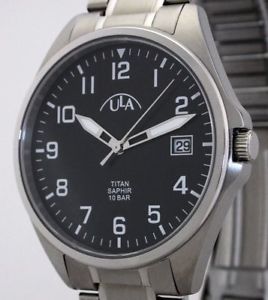 【送料無料】ula volltitansaphirglas herrenuhr neu 10 atm wr uvp 79,90 eur|hokushin