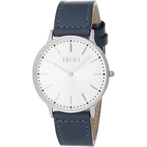 【送料無料】orologio donna liu jo luxury moonlight tlj1060 pelle blu bianco｜hokushin