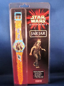 【送料無料】star wars episode i jar jar hope watch
